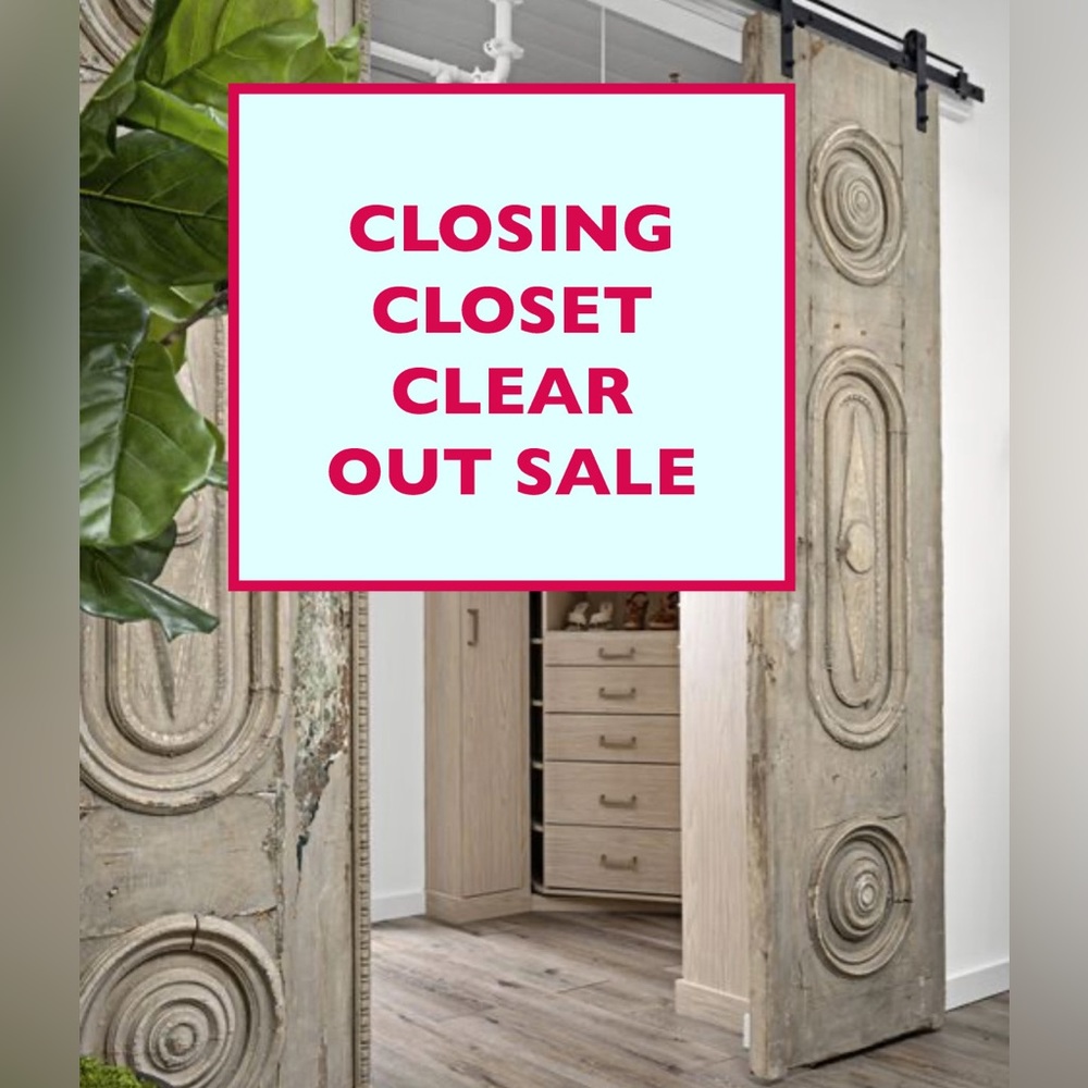 🔥🔥CLOSET CLEAR OUT SALE🔥🔥